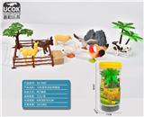 OBL964002 - 13件套牧场动物桶装