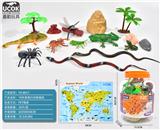 OBL964023 - 19件套爬行动物桶装