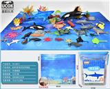 OBL964028 - 60件套海洋世界桶装（带无纺布地图）