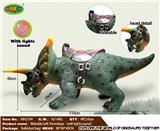 OBL967313 - 可坐骑 软胶三角龙-带声光