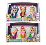 OBL967488 - 5寸实身独角兽哭泣娃娃带流眼泪功能带奶瓶，带奶嘴，领巾6款混装