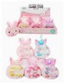 OBL969864 - 小白兔飘带盒饰品系列 发夹+戒指+发绳一对 12PCS