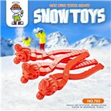 OBL970750 - 小南瓜雪夹(ABS+喷印)