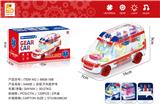 OBL970768 - 电动万向齿轮灯光音乐救护车