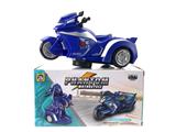 OBL972572 - 电动变形摩托车（带灯光音乐）
