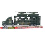 OBL972799 - 军事双层拖车+4只坦克