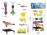 OBL974077 - 11pcs 海洋动物套装
4只6.5寸+4只2.5寸+3草