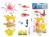 OBL974078 - 11pcs 海洋动物套装
4只6.5寸+4只2.5寸+3草