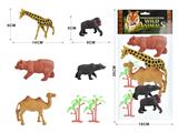 OBL974098 - 7pcs野生动物套装
3只6寸野生动物+2只3寸野生动物+2树