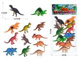 OBL974110 - 12pcs5寸恐龙动物套装