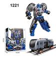 OBL979746 - 变形机器人-列车速龙
（蓝、褐）2色混装