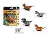 OBL980410 - PVC环保回力恐龙车(4款混装)