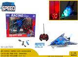 OBL980862 - 1:16 包3.7v锂电池-（遥控器2AA不包) 不侵权 五通 PVC环保车壳 遥控 陆地飞机（车） 七彩灯光 -左右进退
