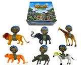 OBL982786 - 12只吊卡8寸野生动物