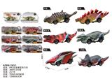 OBL983025 - PVC恐龙模型回力车