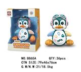 OBL983964 - 益智音乐声光摇摆电动企鹅