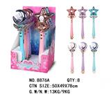 OBL983971 - 女孩声光音乐摇摆音效魔法棒(6PCS)