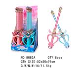OBL983977 - 女孩七彩声光音乐魔法剑(8PCS)
