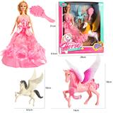 OBL986034 - 11.5寸有关节芭比配身实小飞马和大飞马