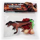 OBL986900 - pvc恐龙套装高脊龙单只恐龙一个蛋巢两颗蛋一棵树（12款可混装）