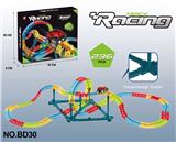 OBL986949 - 电动灯光百变立体夜光轨道车（236PCS)