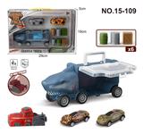 OBL988269 - 小鲨鱼收纳车+2只铁皮+1个弹射+6粒配件