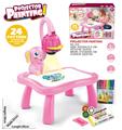 OBL988439 - 粉大象投影绘画写字板（带音乐）