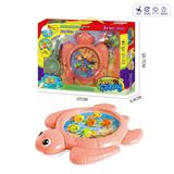 OBL989741 - 卡通乌龟电动钓鱼盘玩具（粉色）