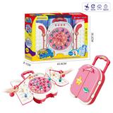 OBL989743 - 卡通拉杆箱电动钓鱼盘玩具（粉色）