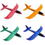 OBL990132 - 弹射飞机枪 飞机枪专用飞机配件专用飞机配件38公分手抛飞机小号38厘米儿童滑翔机