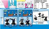 OBL990244 - 3寸海绵宝宝小丑版（带底座）2只卡装/2款
