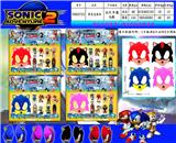 OBL990430 - 20CM索尼克面具(一个面具6只公仔2个滑板）  9只卡装/4款