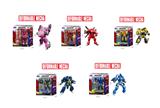 OBL991369 - 特工队变形机器人配武器（蓝/黄/红/粉红/灰）