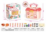 OBL992727 - 粉色灯光功能厨房小屋
