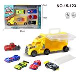 OBL995365 - 小手提车+AB车仔4只+1个弹射
