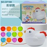 OBL998306 - 拖拉益智鸡-形状配对款