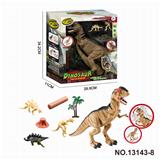 OBL998719 - 恐龙套装(邹褶龙仿真电动、声音、灯光)