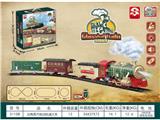 OBL999726 - 古典蒸汽电动轨道火车 锂电(电商盒)